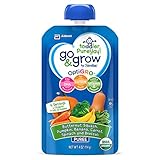 Go & Grow by Similac Fruit and Veggie Pouches with OptiGRO,  Butternut Squash, Pumpkin, Banana, Carrot, Spinach, Broccoli Puree, For Toddlers, Organic Baby Food, 4 ounces, Pack of 12