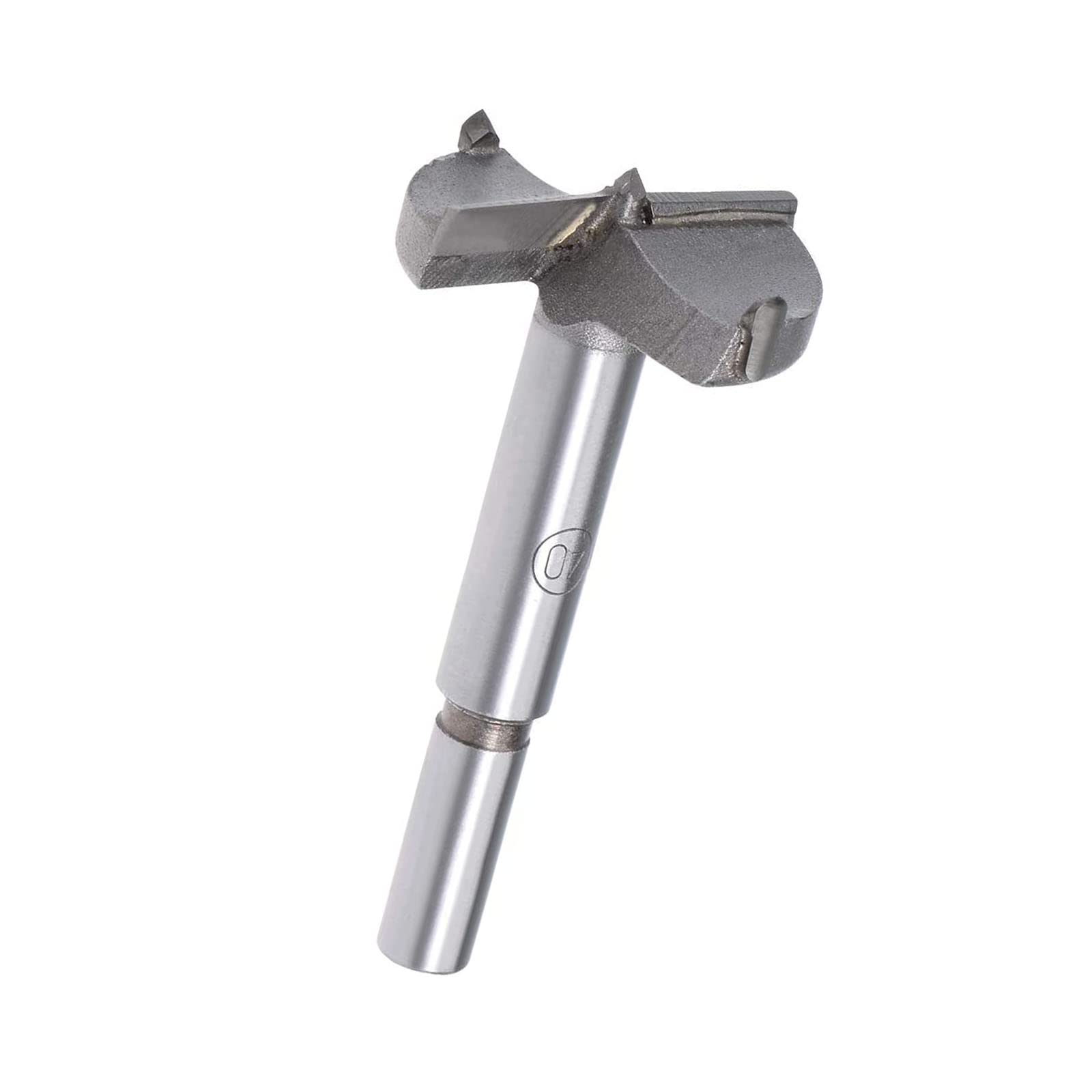 TA-VIGOR Forstner Drill Bit 40mm, Tungsten Carbide Wood Hole Saw Auger Opener for Woodworking Hinge Hole Drilling Boring Bit Cutter Gray