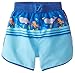 i play. by green sprouts baby boys Board Shorts With Built-in Absorbent infant and toddler reusable swim diapers, Royal Blue Sea, 6 Months US