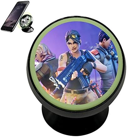 JTYGREL For-Tnite Magnetic Vehicle Mounted Mobile Phone Bracket Holder 360 With Noctilucent Function