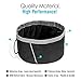 Pawaboo Pet Dog Cat Travel Bowls, [2PACK] 2000 ML Capacity Collapsible Portable Fabric Pet Travel Bowl Feeder for Pet Dog Cat Food or Water, Set of 2, BLACK