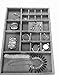 Jewelry Drawer Organizer, Wood and Velvet for Jewels, Rings, Necklaces, Bracelets, 20 Compartments, Protects Jewelry, , Stackable, Durable and Made In USA , (Gray/Silver)