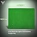 Forbidden Road Golf Practice Hitting Grass Mat with 2 Golf Tee Holes & 1 Golf Tee Rough Indoor Backyard Golf Pad Residential Golf Hitting Mat for Golf Swing Practice (5ft x 3ft)