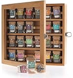 The Best Salts in The World - Collection of 24 Mini-Jars With Cork Tops in Bamboo Presentation Box. The Salt Connoisseur Ultimate Gift!
