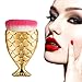 Start 4PC/Set Gold Brush Fish Scale Fishtail Powder Foundation Makeup Cosmetic All Shapes Brush