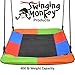 Swinging Monkey Giant Mat Platform Swing in Vibrant Rainbow Tree Swing 40