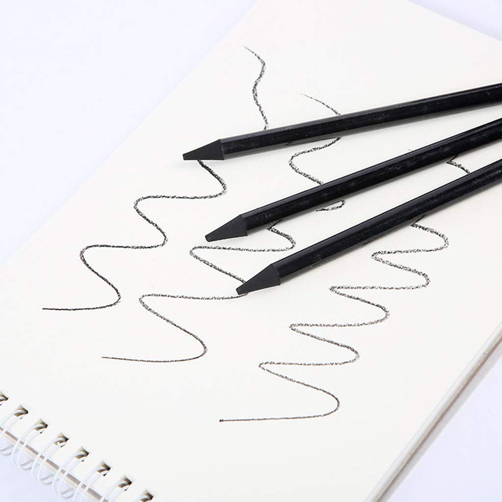 IPOTCH 3pcs Sortierte Kohle Skizze Bleistifte Künstler Graphitstifte
