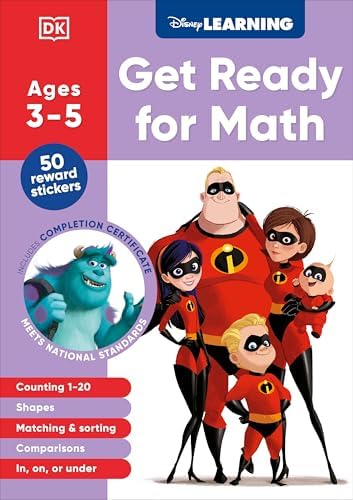 Disney Learning Math (Ages 5-6): Kindergarten Counting, Measuring