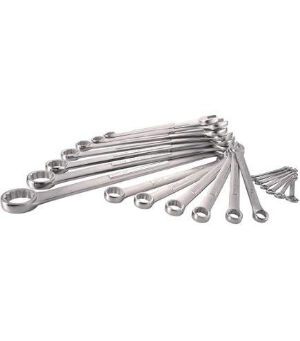 Hilka Pro Craft 11-Piece Metric Combination Spanner Set – Chrome Vanadium Steel, 6-19mm - View #2