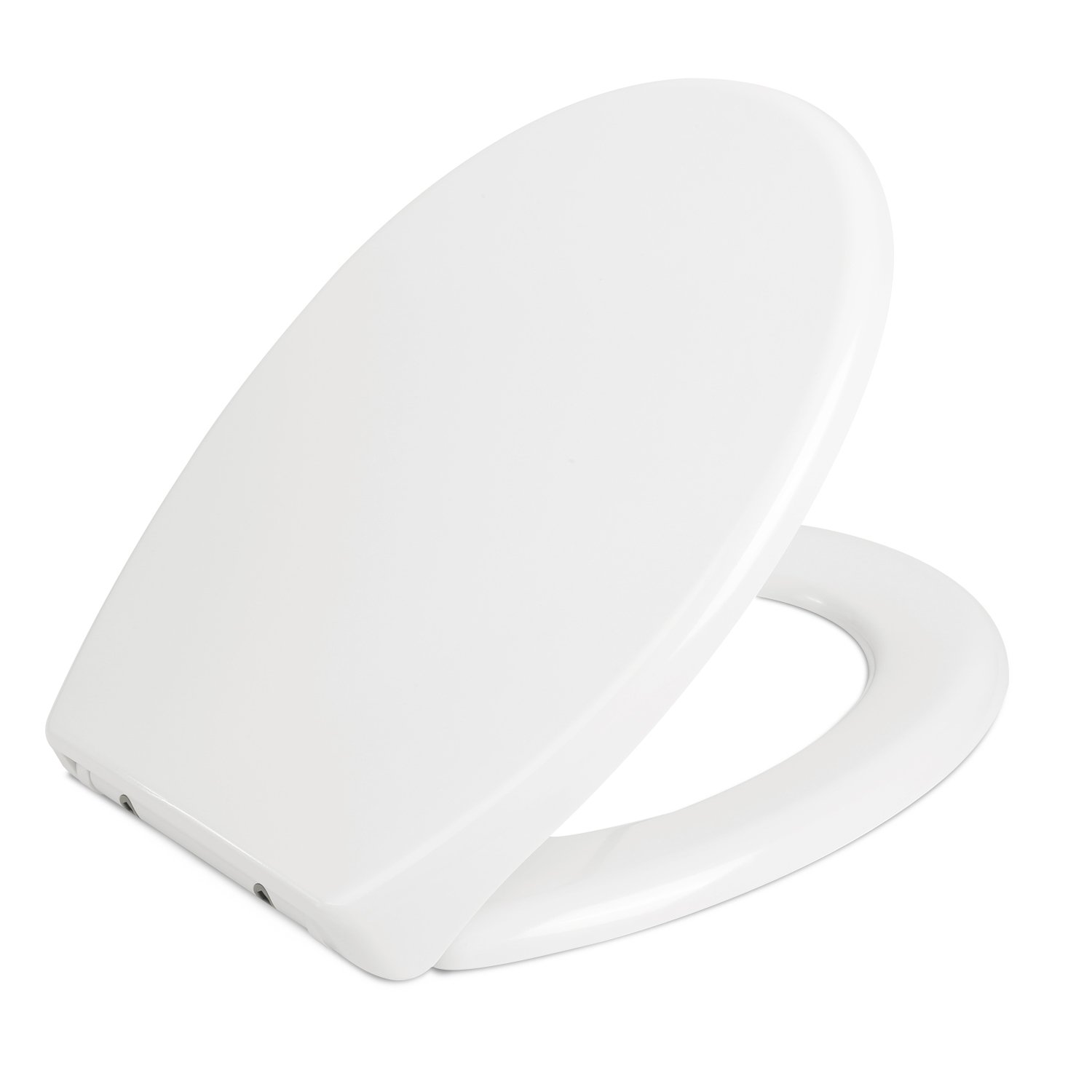 HOMFA Tapa WC Asiento de inodoro Blanco Tapa Inodoro Wc con Amortiguado