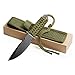 WOWOWO Combat Tactical Knife for Outdoor Camping Survivor with Nylon Sheath Fixed Blade