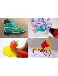 Vpson   Bolígrafo de impresión 3D para niños y adultos, con pantalla LED, incluye 3 filamentos de PLA seguros y no tóxicos, perfecto para manualidades