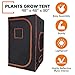 kdgarden 48″x48″x80″ Mylar Hydroponic Grow Tent for Indoor Plant Growing Heavy Duty 600D Highly Reflective and Lightproof Portable Closet Grow Tent Room – 4’x4’x6.6′thumb 1