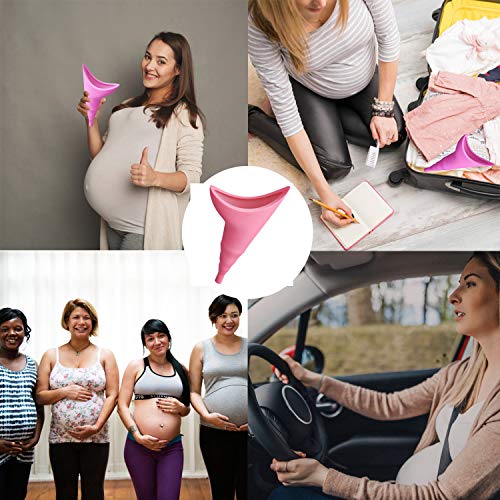 Female Urination Device - Portable Foolproof Urinal Allows Women to Pee Standing Up, No Mess, No Stress, Reusable, Compact, Lightweight Womens Pee Funnel for Outdoor Activities -with Drawstring Bag