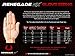 Renegade GK Talon Mirage Goalie Gloves with Pro-Tek Fingersaves | 4mm Hyper Grip & Duratek | White, Blue, Blue Goalkeeping Gloves (Size 9, Youth-Adult, Flat Cut, Level 2)