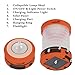 Ivation Solar LED Camping Lantern Collapsible & Rainproof, USB Flashlight torch Mini Lamp with hanging handle, 2 Lighting levels, Emergency Cell Phone charger, Recharges with Solar power or via USB, Never need to change batteries, Easy to store