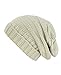 NYFASHION101 Oversized Baggy Slouchy Thick Winter Beanie Hat, Beige