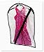 Boottique The Original Dance Costume Garment Bag (Clear); Children's Garment & Costume Bag (Includes Mini Bag for Accessories & Shoes, Name Tag