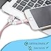 CableCreation 4 Feet 2-in-1 Lightning and Micro USB to USB Data Sync Charge Cable, [MFi Certified] Compatible iPhone X/8/8 Plus/7/7 Plus, iPad, Samsung, Nexus, LG, HTC Phone, Rose Gold/1.2M
