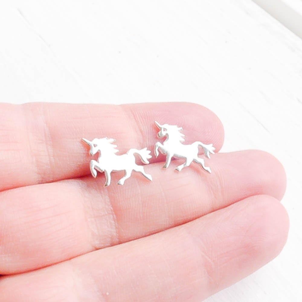 Unicorn Stud Earrings