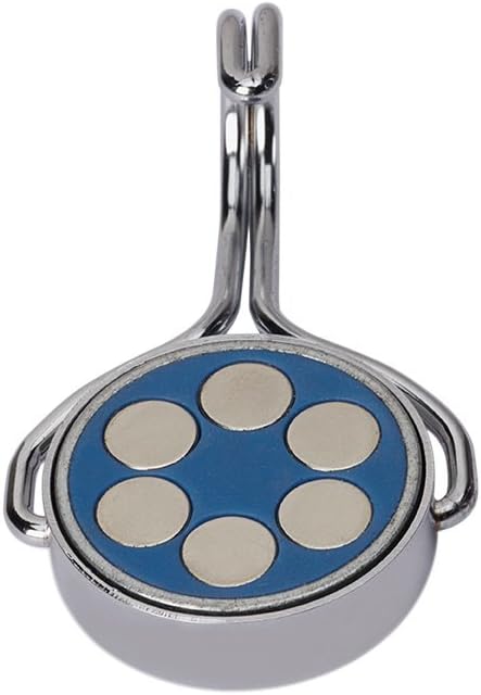 Maul Neodymium Magnet with Carousel Hook, Round, Rotatable, Steel, 30 kg Holding Force, 38.5 mm, Light Silver - Image 3