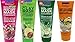 Freeman Facial Mask Bundle, 6 fl oz (Pack of 4) includes 1-Tube Sweet Tea & Lemon Peel-Away Clay Mask, Cucumber Facial Peel-off Mask, Avocado & Oatmeal Facial Clay Mask, Pomegranate Facial Mask