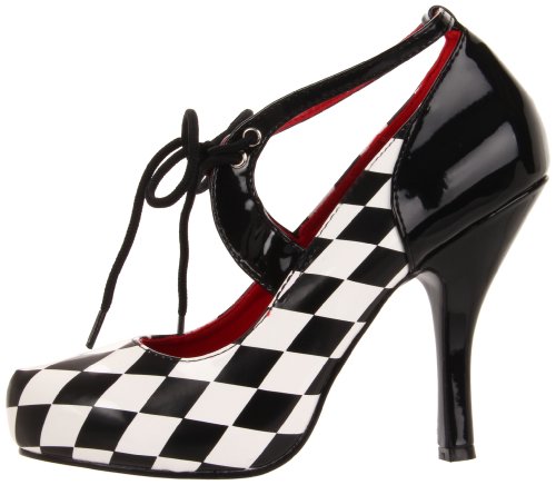 Funtasma Women's Harlequin-03/BW Pump - Image 6