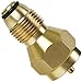 GASPRO Propane Refill Adapter, Fill 1 Pound Bottles from 20lb Tank, Solid Brass Fitting, Easy to Use