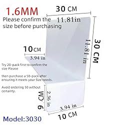 50Pcs 3030 Shelf dividers/numbered stickers/number