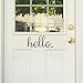 Wall Pops DWPK2013 Hello goodbye Door Decal Black