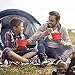 Wakeman 75-CMP1047 Outdoors Collapsible Lids BPA Free Silicone, Reusable Hot or Cold Food Bowl for Camping, Travel, Hiking, More (2 Pack), Redthumb 3