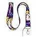 Sailor Moon Purple Keychain Holder Lanyard