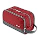 Gonex Travel Toiletry Bag Nylon, Dopp Kit Shaving Bag Toiletry Organizer Red