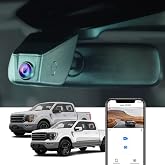 Fitcamx 4K Dash Cam Suitable for Ford F150 &amp; F250 2021-2025 Limited XLT XL Raptor Lariat Platinum King Ranch Tremor, OEM Look, UHD 2160P Video, WiFi&amp;APP, Loop Recording, G-Sensor, Plug&amp;Play, 64GB Card