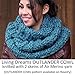 Living Dreams Air Merino Super Bulky Chunky Wool Yarn. Thick Pencil Roving Yarn for Needle Knitting and Crochet. Made in USA, Pacific
