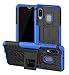 Yiakeng Samsung Galaxy A10E Case, Shockproof Slim Protective with Kickstand Hard Phone Cover for Samsung Galaxy A10E (Blue)