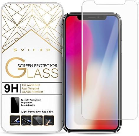 iPhone X Screen Protector, Tempered Glass [3D Touch] 0.25mm , For Apple iPhoneX 2017 ,Touch Accurate