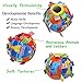 CHAFIN Multicolor Cartoon Animal Rattle Ball Toys Soft Plush with Sound Baby Educational Toys Hand Grasp Ball Toddler Toy for Age 6 Months to 3 Yrs