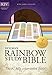 KJV Rainbow Study Bible, Pink/Brown LeatherTouch