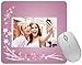 Lifeway Design Custom Insert Photo Mouse Pad, Personalized Picture Frame Mousepad, Holds Customizable 4x6 Photo Insert, Made in USA, Premium Quality, Idea, 7.5x8 inch Pad (Flowers)