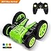 Lanpn RC Stunt Cars for Kids 1:24 4WD Remote Control Car Toy, 2.4GHz Rechargeable Hobby RC Crawlers, Double Sided Rotating Race Car with Led Head-lights, Birthday/Christmas for Boys and Girl
