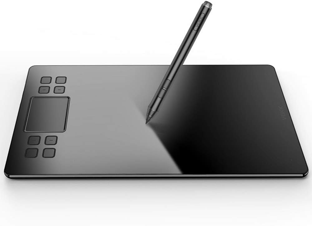 VEIKK A50 10 x 6 Inch Professional Drawing Tablet Graphic Tablet Pen Tablet with 8 Express Buttons with 8192 Battery-Free Pen Digital Drawing Design Image Editing