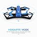 Mini Foldable Drone for Kids, Kingtoys Quadcopter with WiFi 720P HD Camera, APP Control FPV and Headless Mode Function with 2pcs 500mAH Batteries