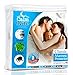 CALM NITE Mattress Pad Protector - Waterproof Cover, Vinyl Free Topper - Machine Washable… (Twin 39 x 75)