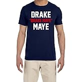 Navy New England Drake Drake Maye Maye Logo T-Shirt