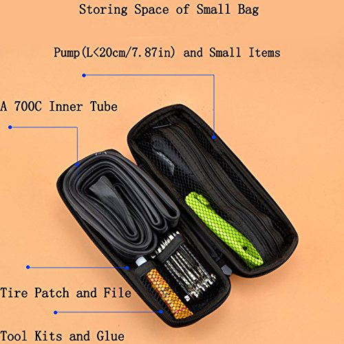 ZZ Lighting Bicycle Zip Case Tool Bag Mountain Bike Repair Kit Waterproof Capsule Box for Water Bottle Cage Small
