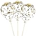 Gold Baby Shower Party Decorations - Cute Confetti Balloons, Ribbons & Oh Baby Glitter Banner - Babyshower, Gender Reveal Decoration Supplies for Boy or Girl