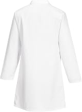 Portwest 2852 Standard Lab Coat Kingsmill Polycotton White M view 2