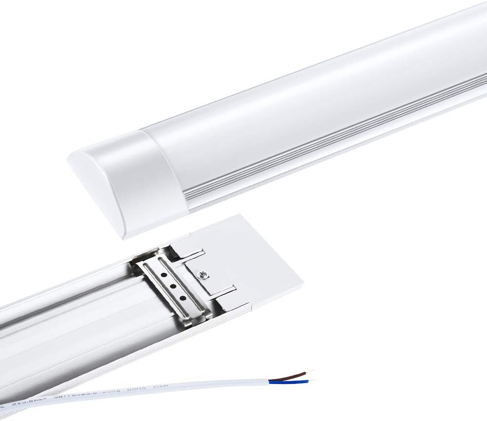 2FT LED Tube Light, 20W 2400Lm Batten Linear Bar Light Surface