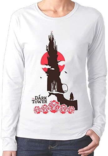 The Dark Tower The Gunslinger Screen Print Woman Long Sleeve T Shirts Design Crew Neck